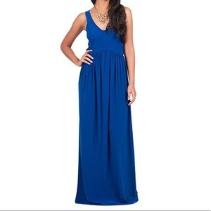 Cobalt Blue Maxi Dress